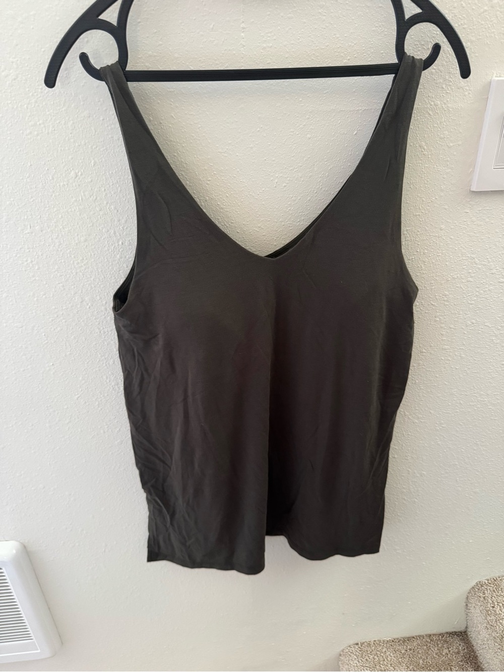 Athleta Olive Bralette Tank with Built-In Support